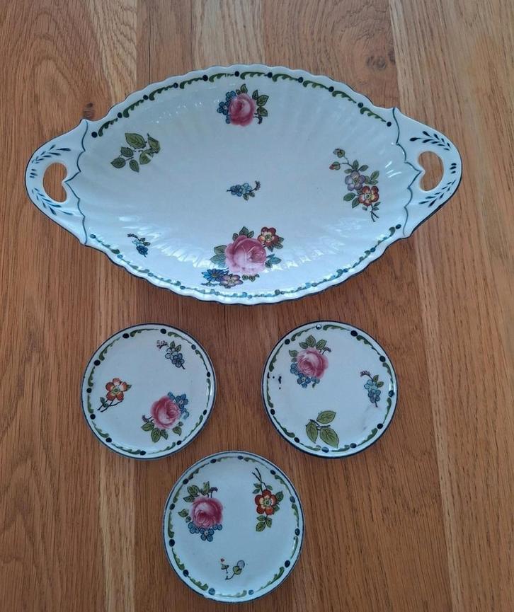 Jungerhans antiek petit four setje, Antiek en Kunst, Antiek | Schalen, Ophalen of Verzenden