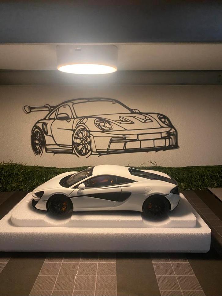 Mclaren 570s autoart wit, Hobby en Vrije tijd, Modelauto's | 1:18, Nieuw, Autoart, Ophalen of Verzenden