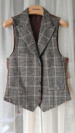 SUITSUPPLY - E. THOMAS - Waistcoat - Mohair / Cashmere - 44, Bruin, Ophalen of Verzenden, Zo goed als nieuw, Maat 46 (S) of kleiner