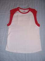 Shirt merk Ursus in kleur wit met rood maat M, Maat 38/40 (M), Zonder mouw, Ophalen of Verzenden, Ursus