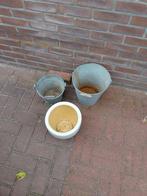 Gratis op te halen bloempotten/mandjes, Tuin en Terras, Bloembakken en Plantenbakken, Ophalen, Zo goed als nieuw