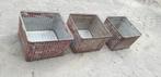 Aluminium kratten  / Aluminium bakken, Doe-het-zelf en Verbouw, Kratten en Dozen, Ophalen, Gebruikt, 60 cm of meer, 50 tot 75 cm