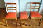 setje stoelen plus kruk, Antiek en Kunst, Ophalen