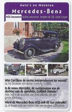 Kw2279 autokaartje mercedes benz w21 limousine, Ophalen of Verzenden, Zo goed als nieuw, Auto's