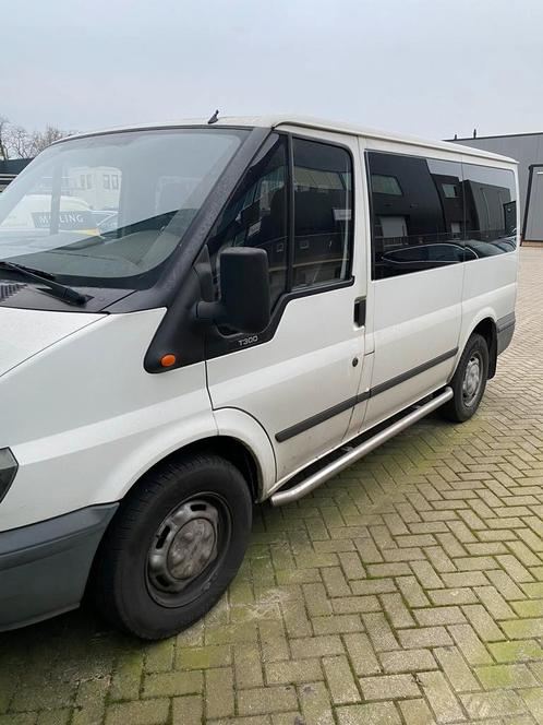 Ford Transit 2.3 16V 300S 2002 Wit 9 personen benzine, Auto's, Ford, Bedrijf, Transit, Benzine, C, Overige carrosserieën, Handgeschakeld
