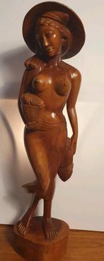 Balinees houten beeld., Antiek en Kunst, Kunst | Niet-Westerse kunst, Ophalen of Verzenden