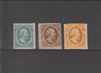 Nederland 1852, NVPH 1 t/m 3, Facsimile., Postzegels en Munten, Postzegels | Nederland, Verzenden, T/m 1940
