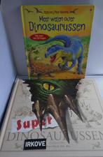 TWEE BOEKEN OVER DINOSAURUSSEN! * Divers *, Verzenden, Gelezen, Diverse schrijvers, Fictie algemeen