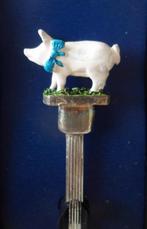 Lepeltje Varken. Nieuw in doos. 3D., Verzilverd, Nieuw, Ophalen of Verzenden, Metaal