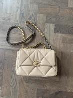 Leren chanel tas, Ophalen of Verzenden, Nieuw, Beige