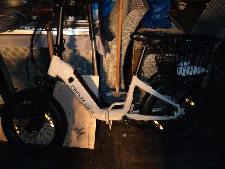 Elektrische fiets Deruiz - Zo goed als nieuw!, Fietsen en Brommers, Elektrische fietsen, Zo goed als nieuw, Overige merken, 47 tot 51 cm