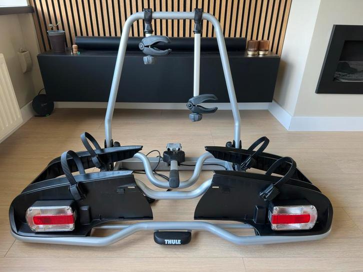 Thule EP 916 fietsendrager 60 KG ebike fietsen kantelbaar, Auto diversen, Fietsendragers, Zo goed als nieuw, Trekhaakdrager, 2 fietsen