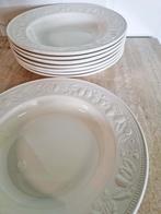 Vintage Barratts creme diepe borden  22,5 cm SET VAN 8 BORDE, Ophalen of Verzenden