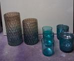 Turquoise woonaccessoires, Ophalen of Verzenden, Zo goed als nieuw, Overige materialen, Minder dan 25 cm