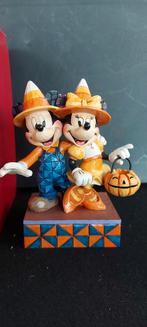 Jim Shore Disney Traditions Minnie en Mickey Mouse Halloween, Ophalen, Mickey Mouse, Zo goed als nieuw, Beeldje of Figuurtje
