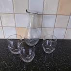 Riverdale karaf - waterkan met 3 glazen, Ophalen of Verzenden, Glas, Overige stijlen