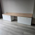Speelgoedtafel ikea opbergbakken natuur eiken blad 238 breed, Ophalen, Gebruikt