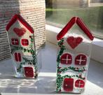 Waxinelichthouder glas tiffany glasfusing  duif huis bloem, Overige materialen, Overige kleuren, Nieuw, Ophalen of Verzenden