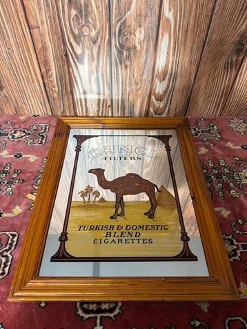 Grote Verzameling Vintage Reclameborden, Spiegels en decor beschikbaar voor biedingen