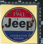 Sticker: Jeep - Since 1941, Verzenden, Zo goed als nieuw, Auto of Motor