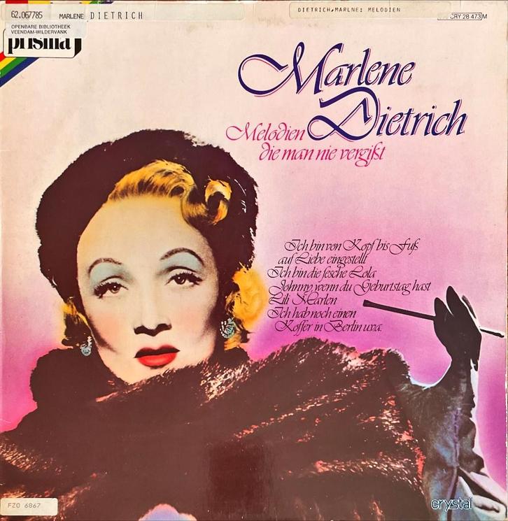 Vinyl / LP Marlene Dietrich - Melodien die man nie vergisst, Cd's en Dvd's, Vinyl | Pop, Zo goed als nieuw, 1960 tot 1980, 12 inch
