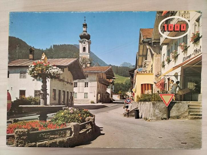 Legpuzzel Oberaudorf 1000 stukjes compleet, Hobby en Vrije tijd, Denksport en Puzzels, Gebruikt, Legpuzzel, 500 t/m 1500 stukjes
