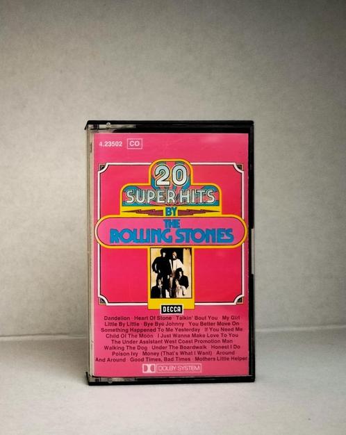 The Rolling Stones - 20 Super Hits - The Rolling Stones ZGAN, Cd's en Dvd's, Cassettebandjes, Zo goed als nieuw, Origineel, Rock en Metal