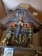 Koekkoek klok met speelwerk 3 gewichten 33 cm hoog €75., Antiek en Kunst, Ophalen