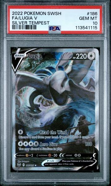 Lugia 186 PSA 10 MOET WEG beschikbaar voor biedingen