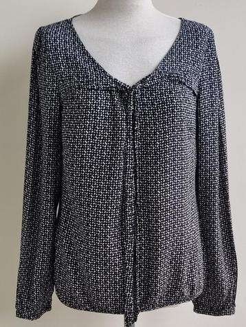 Steps zwart/witte blouse mt. 38 beschikbaar voor biedingen