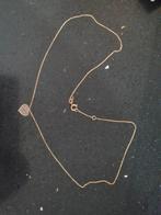 9 karaat goud ketting met hanger 42 cm, Verzenden