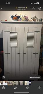 Kledingkast wit (beach style, strand stijl), Ophalen, Gebruikt, 50 tot 75 cm, 150 tot 200 cm