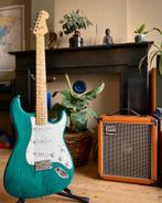 Fender Highway One Stratocaster USA (2002) Teal Green Nitro, Muziek en Instrumenten, Ophalen, Fender, Met versterker, Zo goed als nieuw