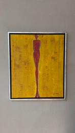 Abstract Schilderij van een Figuur, Ophalen