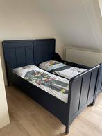 2 brocante eenpersoonsbedden -> 1 brocant tweepersoonsbed, Huis en Inrichting, Slaapkamer | Bedden, Ophalen, Gebruikt, Eenpersoons