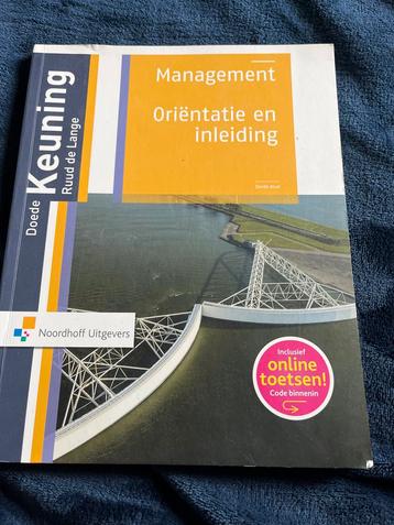 Management Oriëntatie en inleiding beschikbaar voor biedingen
