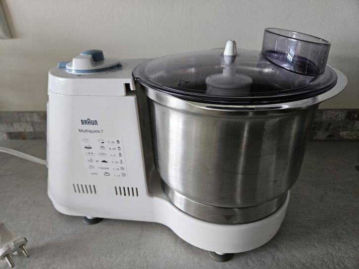 Braun mixer en glazen (smoothie?) pureerkom Multiquick 7, Witgoed en Apparatuur, Blenders, Zo goed als nieuw, Ophalen