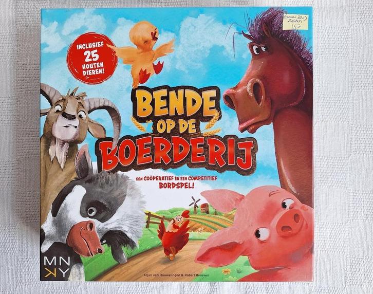 Bende op de boerderij ZGAN! (nieuw € 30,00), Hobby en Vrije tijd, Gezelschapsspellen | Bordspellen, Zo goed als nieuw, Een of twee spelers