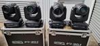 4 x BRITEQ BTXLS 180 led movingheads, Ophalen of Verzenden, Gebruikt, Licht, Kleur