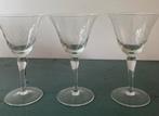 Drie port likeur glaasjes, Antiek en Kunst, Antiek | Glas en Kristal, Ophalen of Verzenden