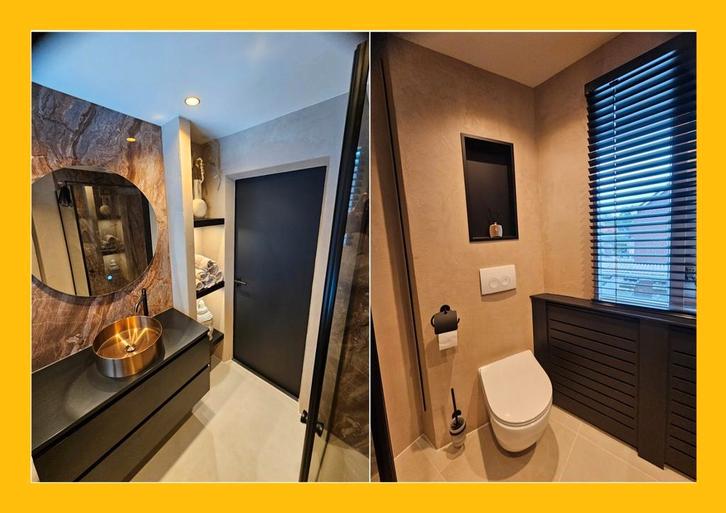 Badkamer of toilet renovatie klussenbedrijf Menflex, Huis en Inrichting, Badkamer | Badtextiel en Accessoires, Nieuw, Ophalen of Verzenden