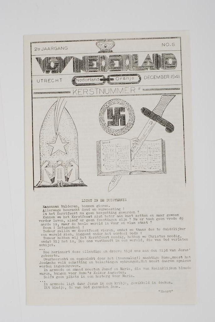 December 1941 - Vrij Nederland kerstnummer | Heruitgave 1994, Verzamelen, Militaria | Tweede Wereldoorlog, Boek of Tijdschrift