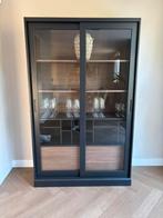 Woood james vitrinekast zwart wandkast vakkenkast MOET WEG!!, Huis en Inrichting, Ophalen, Zo goed als nieuw, 25 tot 50 cm, 200 cm of meer