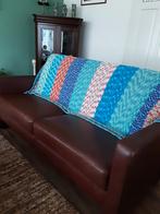 1 pers sprei. 120×170. Zelf gehaakt   100 % acryl., Huis en Inrichting, Woonaccessoires | Plaids en Woondekens, Ophalen of Verzenden