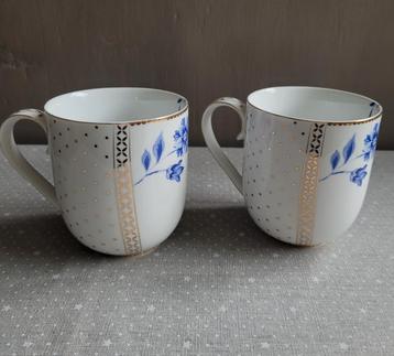 Pip Studio Royal white 2 mokken / bekers beschikbaar voor biedingen