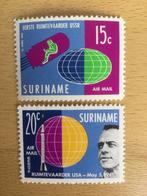 Suriname 1961 ruimtevaart, Postzegels en Munten, Postzegels | Suriname, Ophalen of Verzenden, Postfris