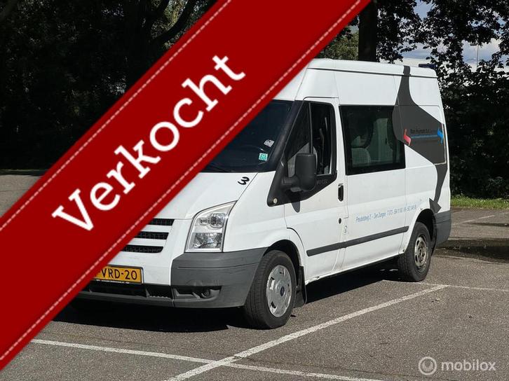Ford Transit 300L TDCI HOOG EN LANG , DUBBEL CABINE, Auto's, Bestelauto's, Bedrijf, Te koop, ABS, Alarm, Centrale vergrendeling