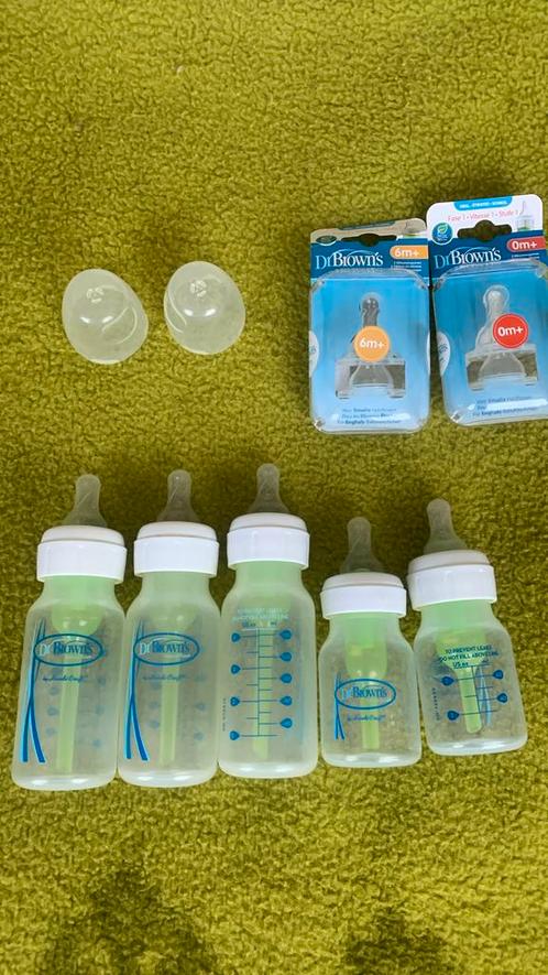 Dr Brown opstart flesjes en spenen, Kinderen en Baby's, Babyvoeding en Toebehoren, Gebruikt, Overige typen, Ophalen
