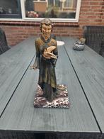 Bronzen deco vrouwtje, Antiek en Kunst, Antiek | Koper en Brons, Ophalen of Verzenden