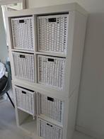Ikea open kasten 2x incl. Manden 7x, Ophalen, Gebruikt